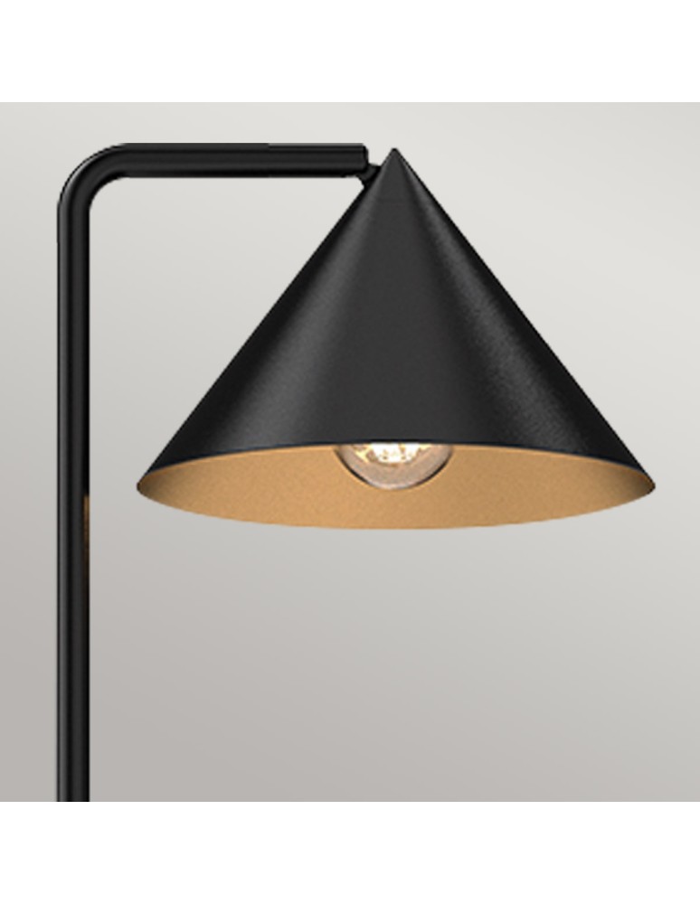 Elstead Lampa podłogowa Remyck 1 źródło światła Matowa czerń ALM-REMYCK-FL-BK