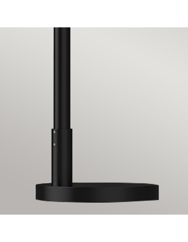 Elstead Lampa podłogowa Remyck 1 źródło światła Matowa czerń ALM-REMYCK-FL-BK