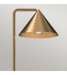 Elstead Lampa podłogowa Remyck 1 źródło światła Szczotkowane złoto ALM-REMYCK-FL-GD