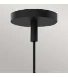 Elstead Lampa wisząca Remyck 1 źródło światła Matowa czerń ALM-REMYCK-P-BK