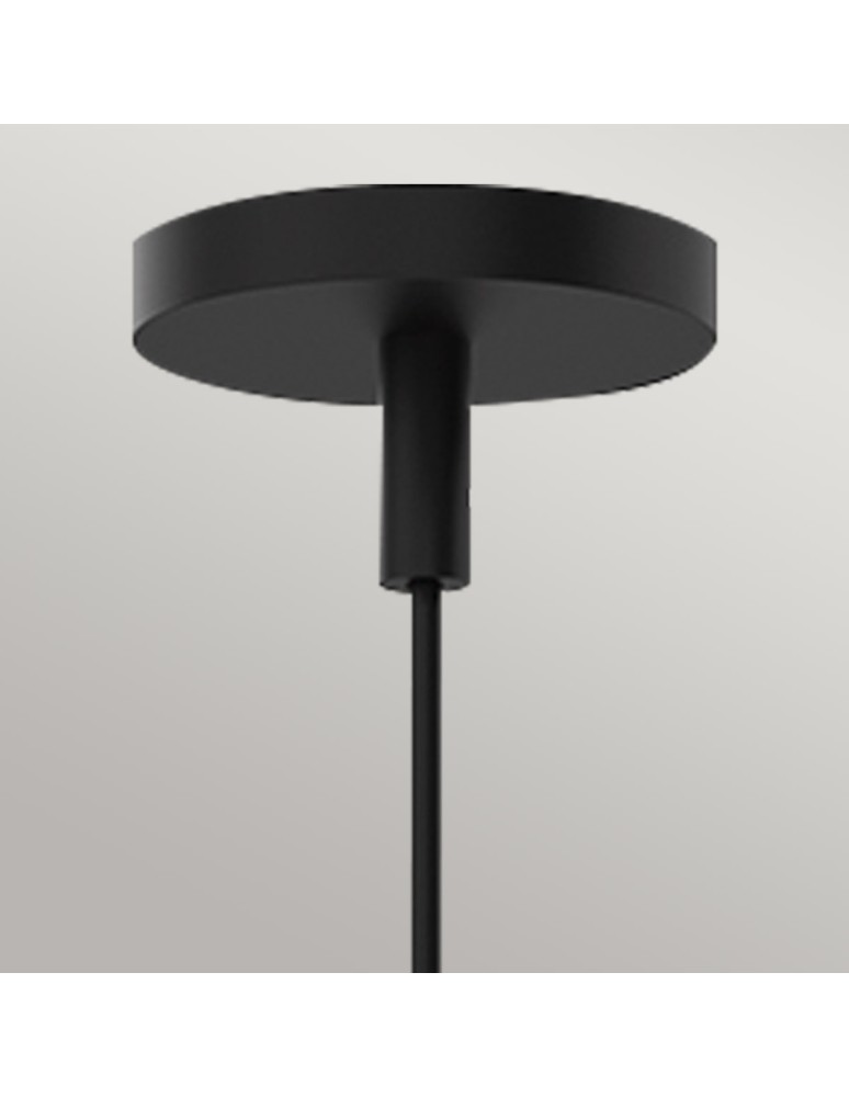 Elstead Lampa wisząca Remyck 1 źródło światła Matowa czerń ALM-REMYCK-P-BK