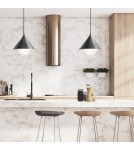 Elstead Lampa wisząca Remyck 1 źródło światła Matowa czerń ALM-REMYCK-P-BK