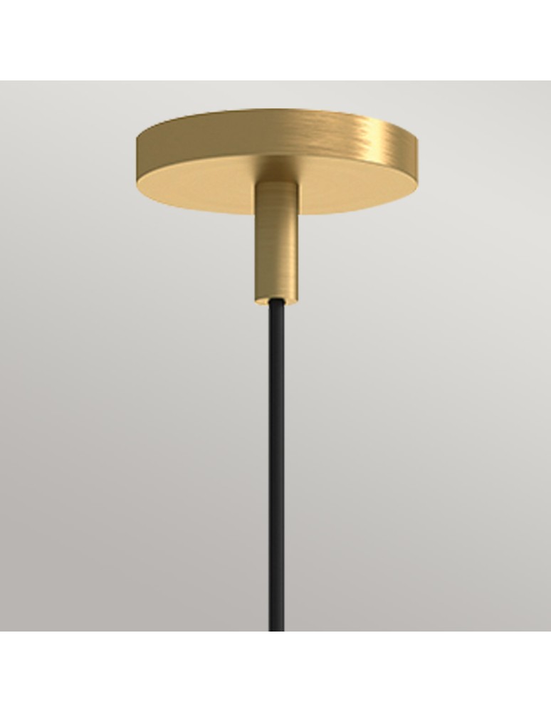 Elstead Lampa wisząca Remyck 1 źródło światła Szczotkowane złoto ALM-REMYCK-P-GD