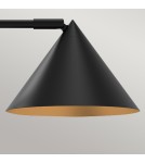 Elstead Lampa stołowa Remyck 1 źródło światła Matowa czerń ALM-REMYCK-TL-BK