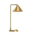 Elstead Lampa stołowa Remyck 1 źródło światła Szczotkowane złoto ALM-REMYCK-TL-GD