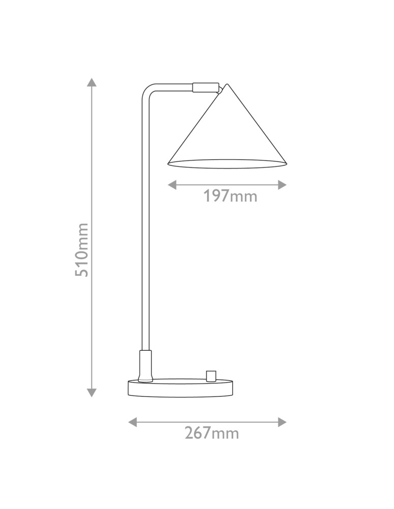 Elstead Lampa stołowa Remyck 1 źródło światła Szczotkowane złoto ALM-REMYCK-TL-GD