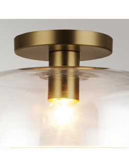 Elstead Półplafon Sylvia 1 źródło światła Szczotkowane złoto ALM-SYLVIA-SF-BG-CL - product 2