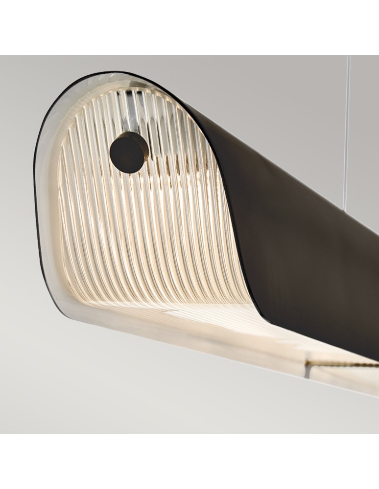 Elstead Lampa wyspowa LED Arco - Zgaszona czerń HK-ARCO-LED-LP-117-BX