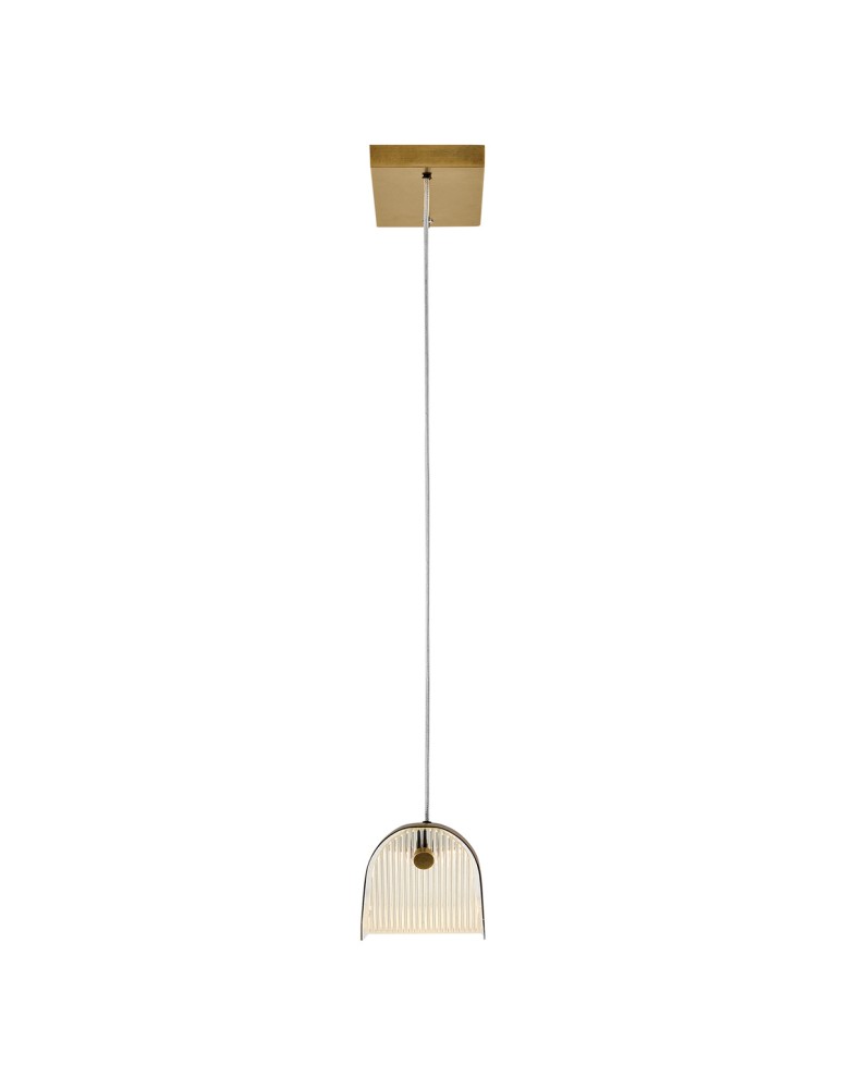 Elstead Lampa wyspowa LED Arco - Klasyczny mosiądz HK-ARCO-LED-LP-117-HB