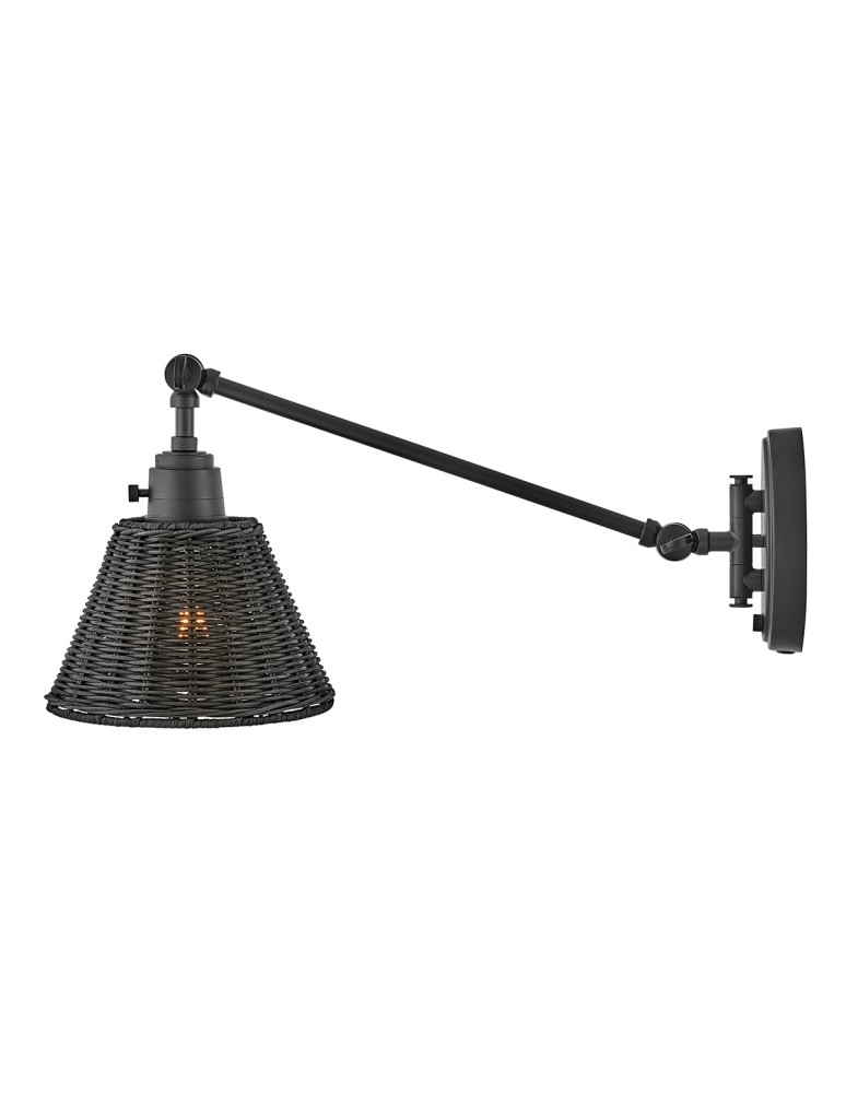 Elstead Kinkiet Arti 1 źródło światła Czarny HK-ARTI-1W-BK-BR
