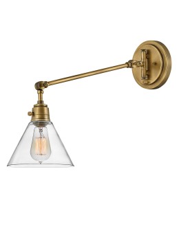 Elstead Kinkiet Arti 1 źródło światła Klasyczny mosiądz HK-ARTI-1W-HB-CG - produkt 2