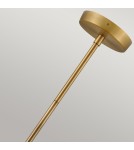 Elstead Średnia lampa wisząca Cedric 2 źródła światła Czarny HK-CEDRIC-P-M-BK