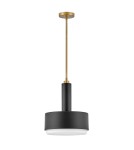 Elstead Średnia lampa wisząca Cedric 2 źródła światła Lakierowany mosiądz HK-CEDRIC-P-M-BR