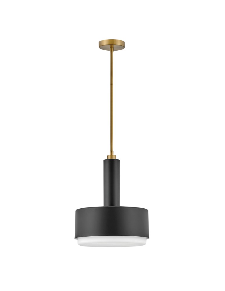 Elstead Średnia lampa wisząca Cedric 2 źródła światła Lakierowany mosiądz HK-CEDRIC-P-M-BR