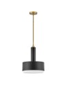 View Elstead Średnia lampa wisząca Cedric 2 źródła światła Lakierowany mosiądz HK-CEDRIC-P-M-BR