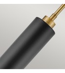 Elstead Średnia lampa wisząca Cedric 2 źródła światła Lakierowany mosiądz HK-CEDRIC-P-M-BR