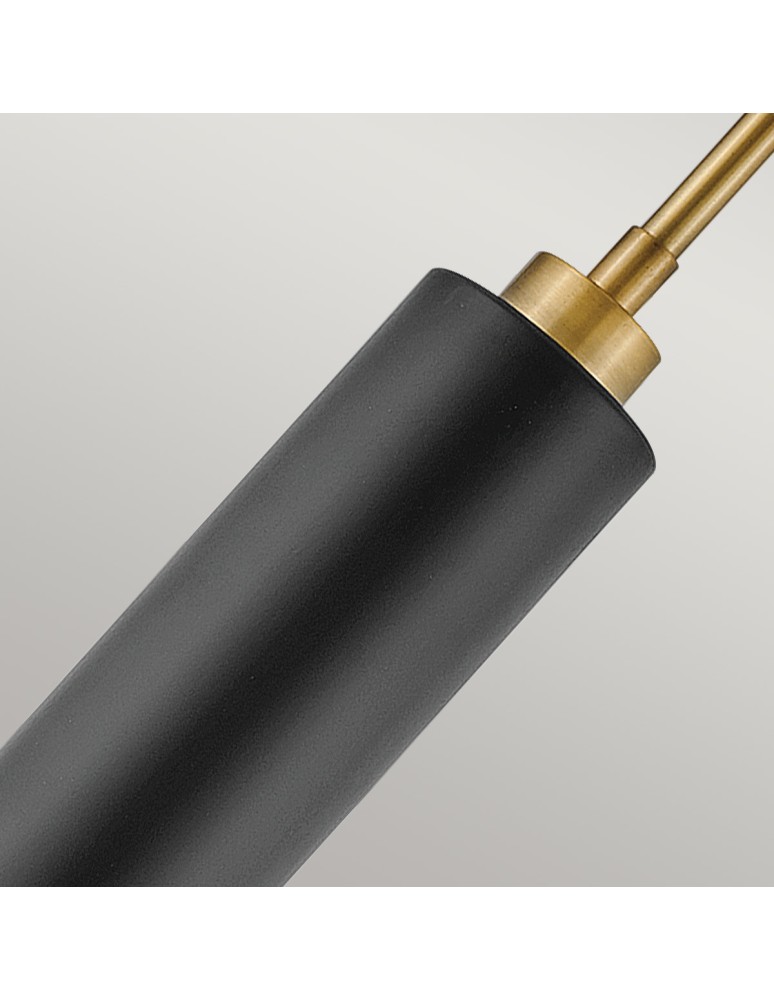 Elstead Średnia lampa wisząca Cedric 2 źródła światła Lakierowany mosiądz HK-CEDRIC-P-M-BR