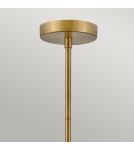 Elstead Średnia lampa wisząca Cedric 2 źródła światła Lakierowany mosiądz HK-CEDRIC-P-M-BR