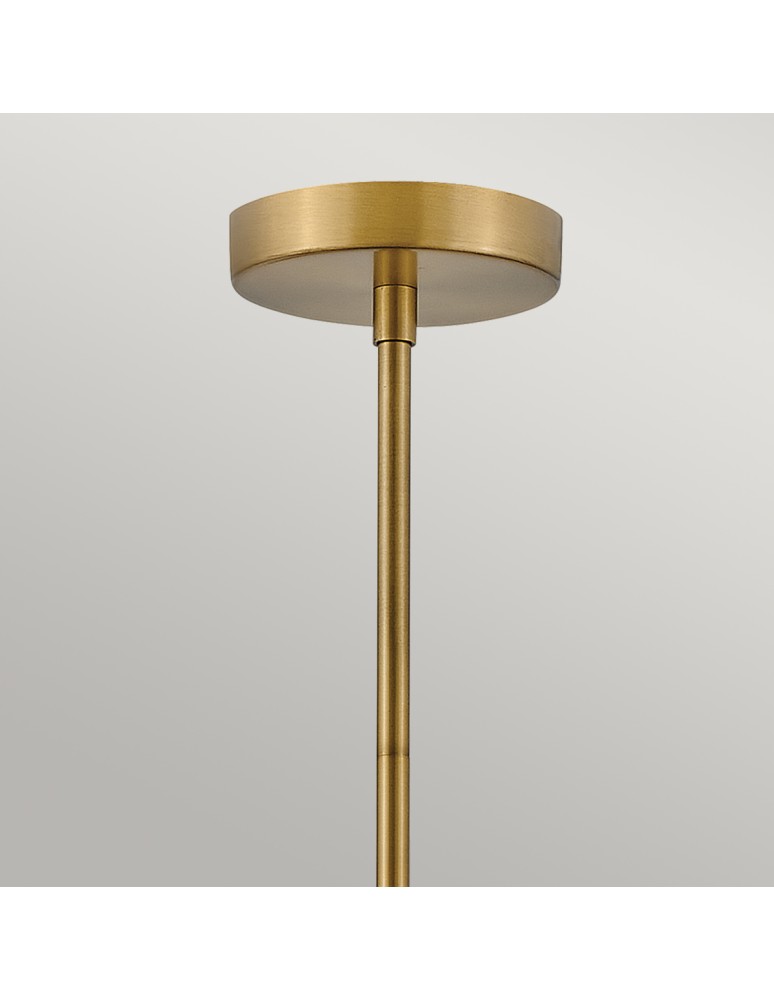 Elstead Średnia lampa wisząca Cedric 2 źródła światła Lakierowany mosiądz HK-CEDRIC-P-M-BR