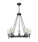 Elstead Żyrandol Collier 5 źródeł światła Zgaszona czerń HK-COLLIER5-BX