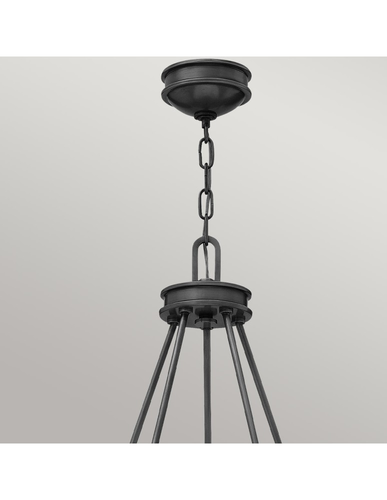 Elstead Żyrandol Collier 5 źródeł światła Zgaszona czerń HK-COLLIER5-BX