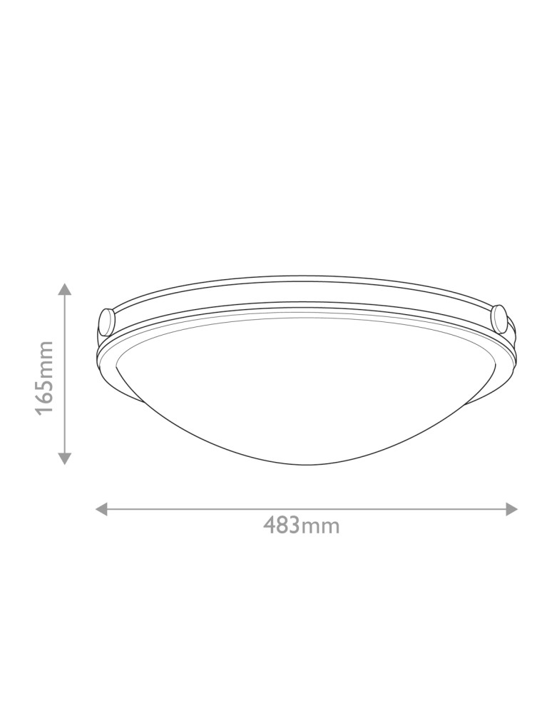 Elstead Średni plafon Collier 3 źródła światła Zgaszona czerń HK-COLLIER-F-M-BX