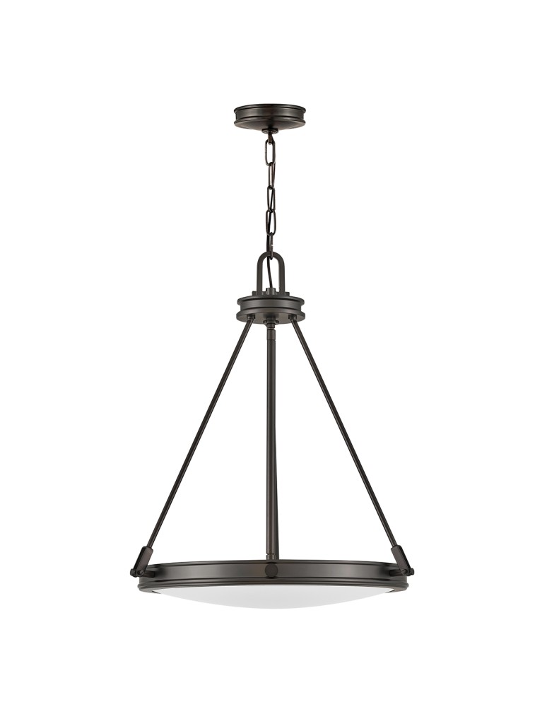 Elstead Lampa wisząca Collier 4 źródła światła Zgaszona czerń HK-COLLIER-P-BX