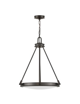 Elstead Lampa wisząca Collier 4 źródła światła Zgaszona czerń HK-COLLIER-P-BX
