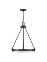 View Elstead Lampa wisząca Collier 4 źródła światła Zgaszona czerń HK-COLLIER-P-BX