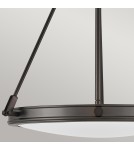 Elstead Lampa wisząca Collier 4 źródła światła Zgaszona czerń HK-COLLIER-P-BX