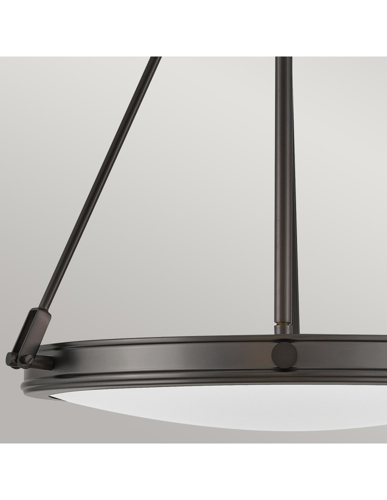 Elstead Lampa wisząca Collier 4 źródła światła Zgaszona czerń HK-COLLIER-P-BX