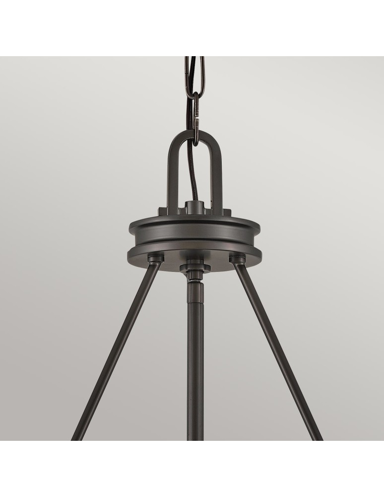 Elstead Lampa wisząca Collier 4 źródła światła Zgaszona czerń HK-COLLIER-P-BX