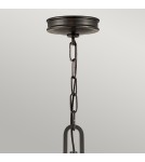 Elstead Lampa wisząca Collier 4 źródła światła Zgaszona czerń HK-COLLIER-P-BX