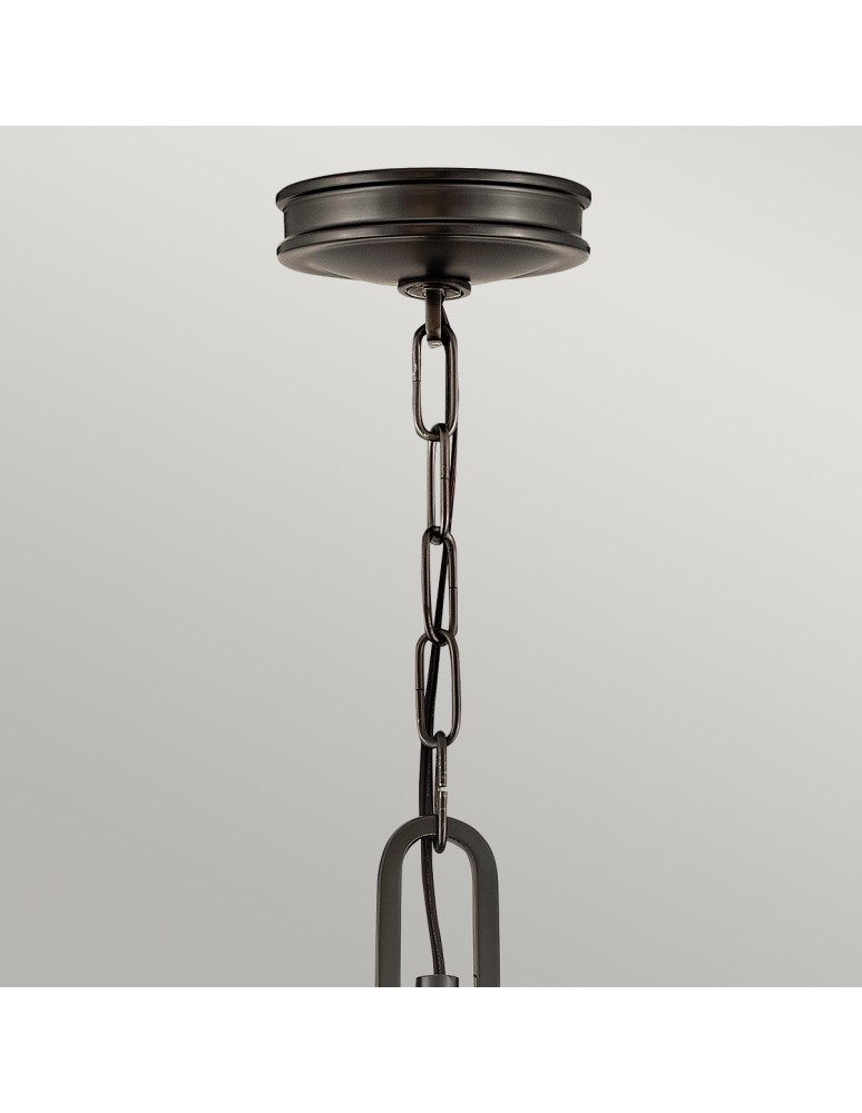Elstead Lampa wisząca Collier 4 źródła światła Zgaszona czerń HK-COLLIER-P-BX