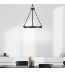 Elstead Lampa wisząca Collier 4 źródła światła Zgaszona czerń HK-COLLIER-P-BX