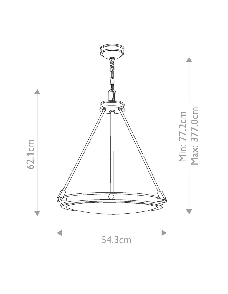 Elstead Lampa wisząca Collier 4 źródła światła Zgaszona czerń HK-COLLIER-P-BX