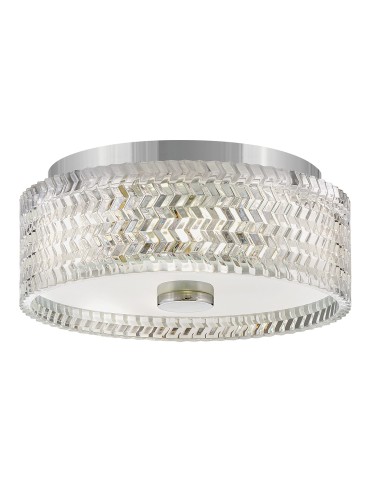 Elstead Plafon Elle 2 źródła światła Chrom HK-ELLE-F-S-CM - product 2