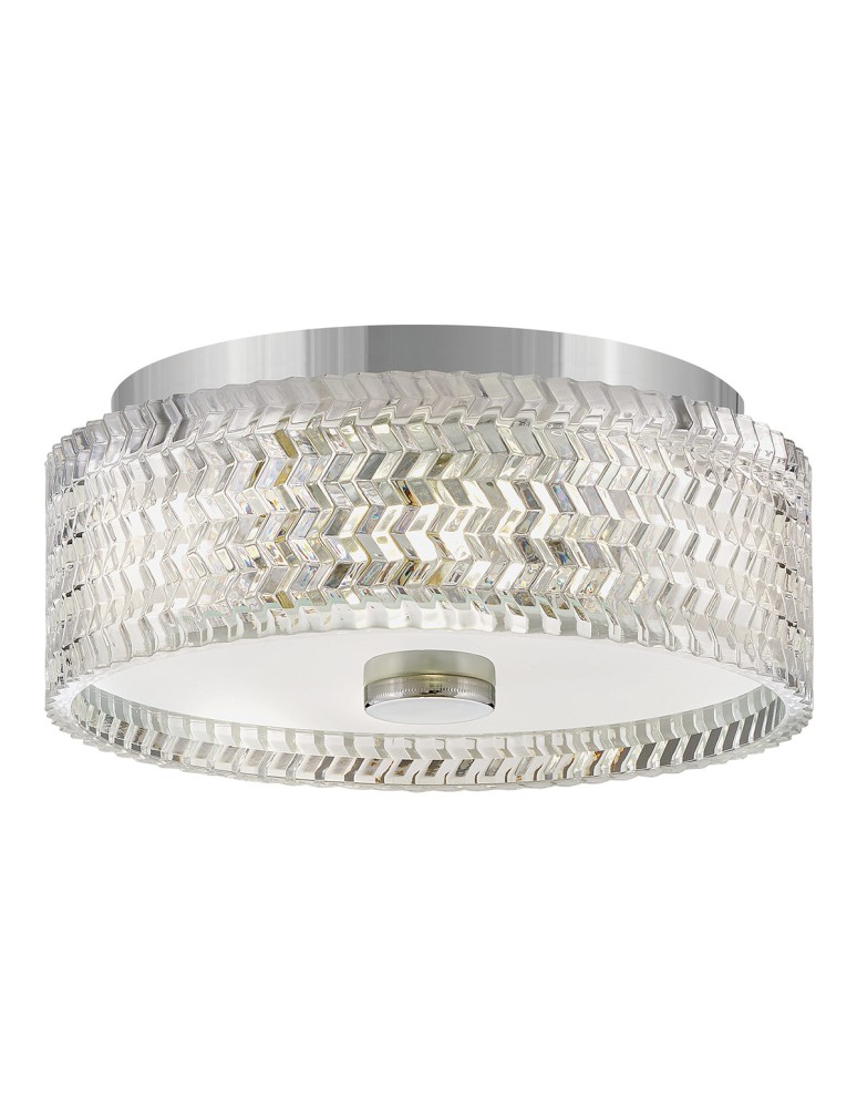 Elstead Plafon Elle 2 źródła światła Chrom HK-ELLE-F-S-CM