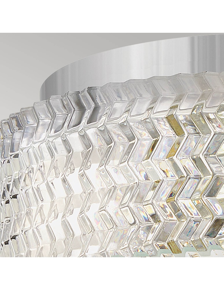 Elstead Plafon Elle 2 źródła światła Chrom HK-ELLE-F-S-CM