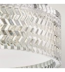 Elstead Plafon Elle 2 źródła światła Chrom HK-ELLE-F-S-CM