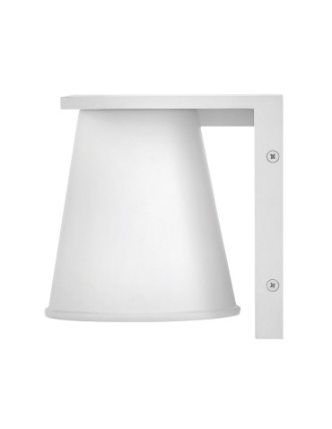 Elstead Latarnia naścienna Hans 1 źródło światła Strukturalna biel IP44 Zewnętrzna HK-HANS-S-WHT - product 2