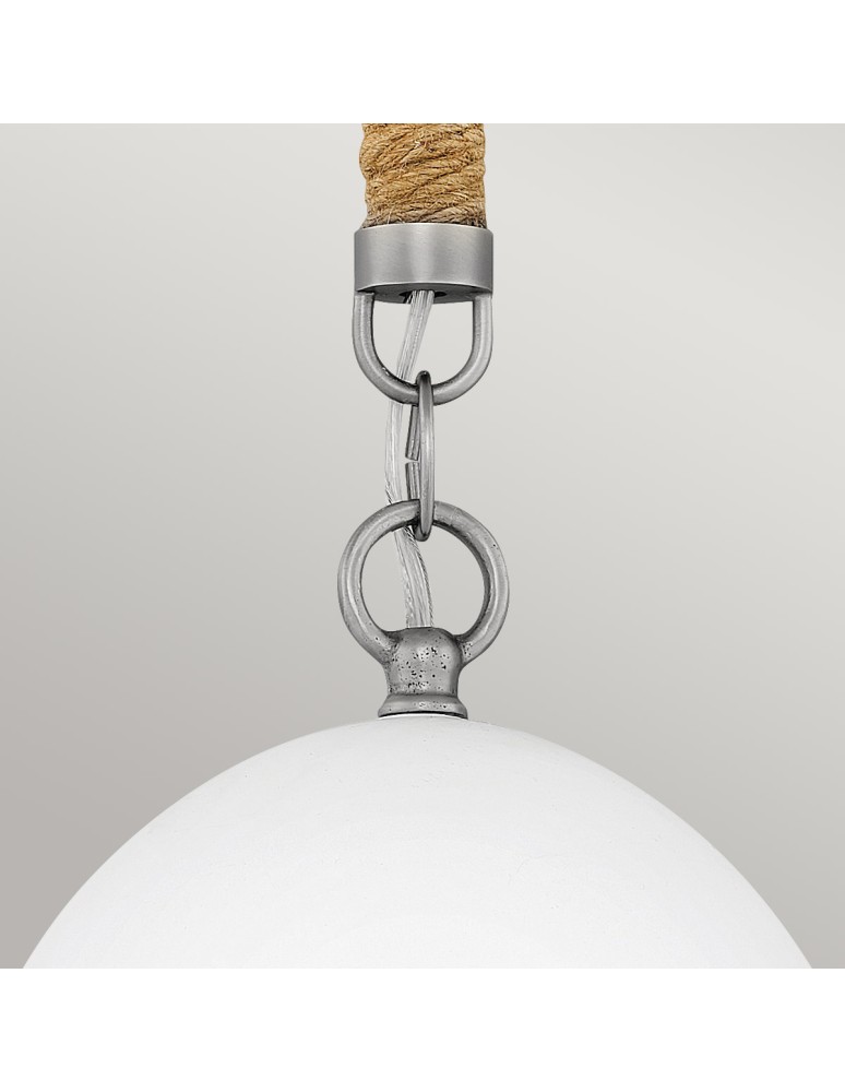 Elstead Lampa wisząca Nash 1 źródło światła Antyczny nikiel HK-NASH-P-AN