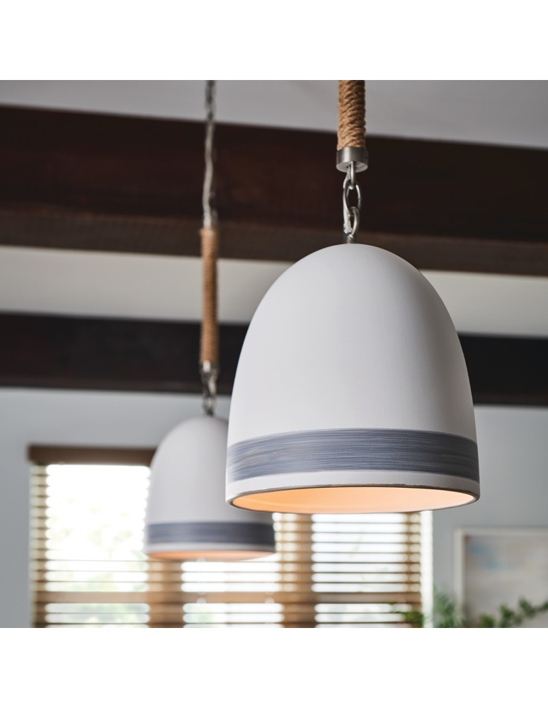Elstead Lampa wisząca Nash 1 źródło światła Antyczny nikiel HK-NASH-P-AN
