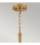 Elstead Lampa wisząca Nash 1 źródło światła Klasyczny mosiądz HK-NASH-P-HB