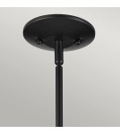 Elstead Lampa wisząca Deela 1 źródło światła Czarny KL-DEELA-P-BK