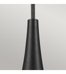 Elstead Lampa wisząca Deela 1 źródło światła Czarny KL-DEELA-P-BK