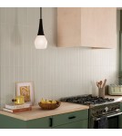 Elstead Lampa wisząca Deela 1 źródło światła Czarny KL-DEELA-P-BK