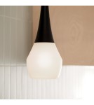 Elstead Lampa wisząca Deela 1 źródło światła Czarny KL-DEELA-P-BK