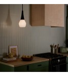Elstead Lampa wisząca Deela 1 źródło światła Czarny KL-DEELA-P-BK