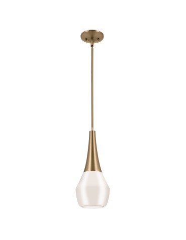 Elstead Lampa wisząca Deela 1 źródło światła Szampański brąz KL-DEELA-P-CPZ